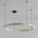 Alabaster Aura Circular Chandelier
