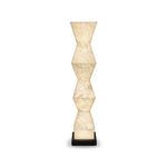 Alabaster Cairn Geometric Floor Lamp — image 1