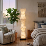 Alabaster Cairn Geometric Floor Lamp — image 3