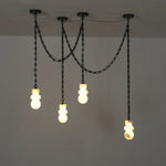 Alabaster Cylindrical Chain Chandelier
