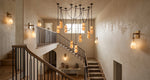 Alabaster Cylindrical Chain Chandelier