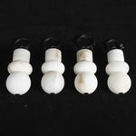 Alabaster Cylindrical Chain Chandelier