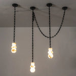 Alabaster Cylindrical Chain Chandelier