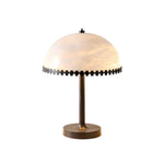 Alabaster Dome Trim Table Lamp — image 1