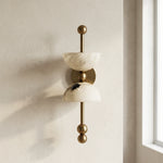 Alabaster Dual Wall Sconce