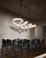 Alabaster Loop Chandelier — image 5