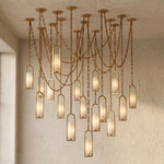 Alabaster Melange Small Chain Chandelier