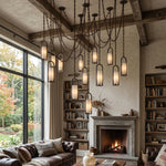Alabaster Melange Small Chain Chandelier