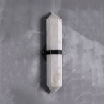 Alabaster Obelisk Wall Sconce