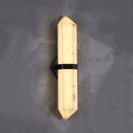Alabaster Obelisk Wall Sconce