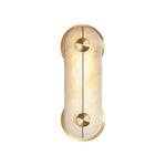 Alabaster Obvara Oval Wall Light