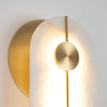 Alabaster Obvara Oval Wall Light