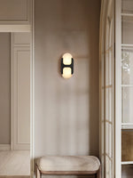 Alabaster Odin Oval Wall Sconce