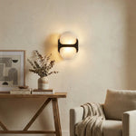 Alabaster Odin Oval Wall Sconce