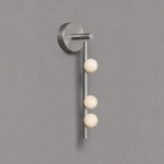 Alabaster Orb Asteria Brass Wall Sconce