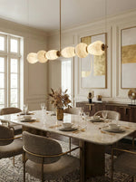 Alabaster Pebble Linear Chandelier — image 9