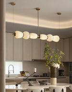 Alabaster Pebble Linear Chandelier — image 8