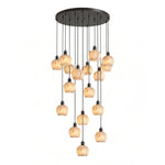 Alabaster Petal Cluster Chandelier