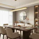 Alabaster Rectangle Linear Pendant Light — image 19