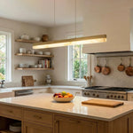 Alabaster Rectangle Linear Pendant Light — image 3
