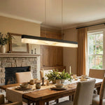 Alabaster Rectangle Linear Pendant Light — image 15