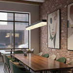 Alabaster Rectangle Linear Pendant Light — image 24
