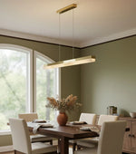 Alabaster Rectangle Linear Pendant Light — image 20