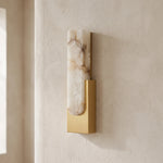 Alabaster Rectangle Wall Sconce — image 24