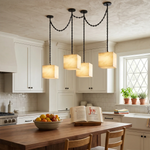 Alabaster Square Chain Chandelier