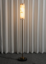 Alabaster Years Brass Floor Lamp — image 12