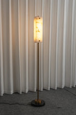Alabaster Years Brass Floor Lamp — image 17