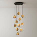 Ambrose Alabaster Globe Cascade Chandelier