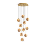 Ambrose Alabaster Globe Cascade Chandelier