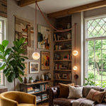 Anouk Draped Strap Alabaster Chandelier