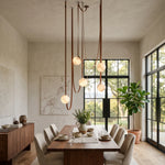 Anouk Draped Strap Alabaster Chandelier