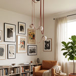Anouk Draped Strap Alabaster Chandelier