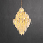 Aveline Alabaster Petal Chandelier
