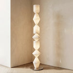 Sculptural Layered Alabaster Floor Lamp — image 13
