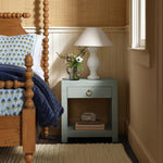 Dravena 1-Drawer Nightstand — COASTAL BLUE