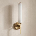 Brindisi Alabaster Candle Style Wall Lamp