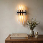 Cascading Alabaster Bar Wall Light