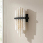 Cascading Alabaster Bar Wall Light