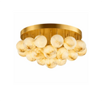 Clustered Aurelia Alabaster Globe Ceiling Light