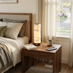 Cylinder Calla Alabaster Stacking Table Lamp