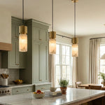 Cylindrical Alabaster Pendant lamp — image 2