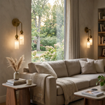 Cylindrical Harlin Alabaster Wall Lamp