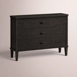 Luvoriel Closed Nightstand — BLACK OAK / 32