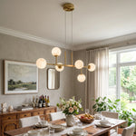 Elegant Ball Alabaster Chandelier — image 2