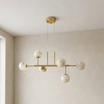 Elegant Ball Alabaster Chandelier — image 13