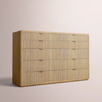 Camora Tall Drawer Dresser — GREIGE OAK / 10-DRESSER